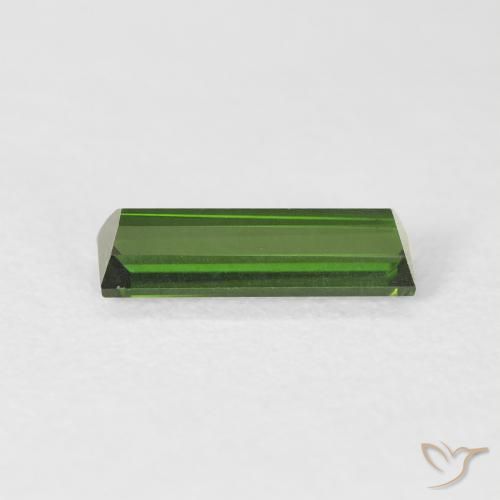 Tourmaline Gemstone in 9.8 x 3.3 mm Size for Sale, Tourmaline Stone in Earthy Green Color