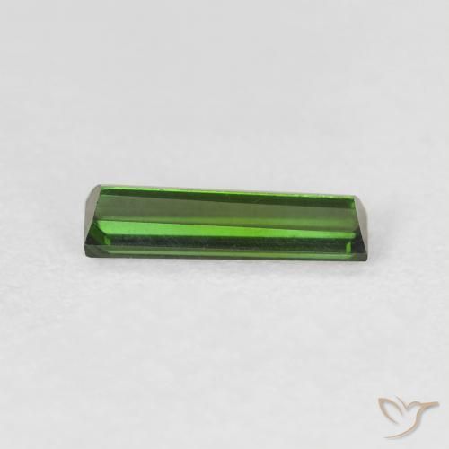 Tourmaline Gemstone in 9.9 x 2.9 mm Size for Sale, Tourmaline Stone in Forest Green Color