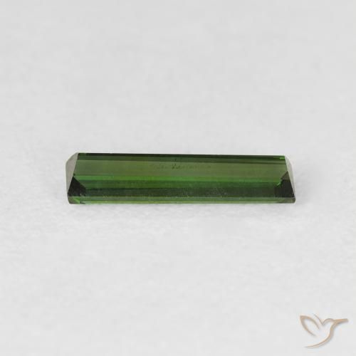 Tourmaline Gemstone in 10.5 x 2.7 mm Size for Sale, Tourmaline Stone in Forest Green Color