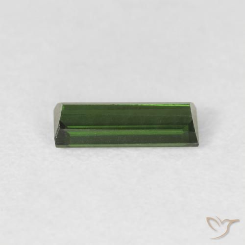 Tourmaline Gemstone in 8.4 x 3 mm Size for Sale, Tourmaline Stone in Forest Green Color