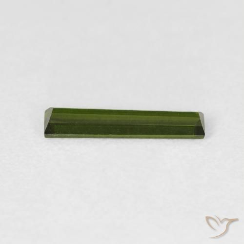 Tourmaline Gemstone in 11 x 2.5 mm Size for Sale, Tourmaline Stone in Dark Green Color