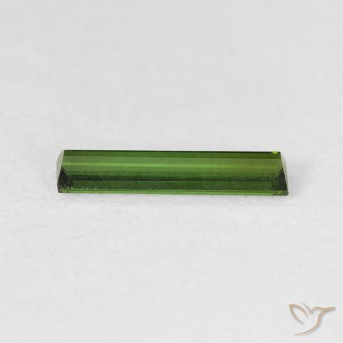 Tourmaline Gemstone in 11.9 x 2.7 mm Size for Sale, Tourmaline Stone in Dark Green Color