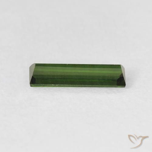 Tourmaline Gemstone in 10 x 3.1 mm Size for Sale, Tourmaline Stone in Dark Green Color