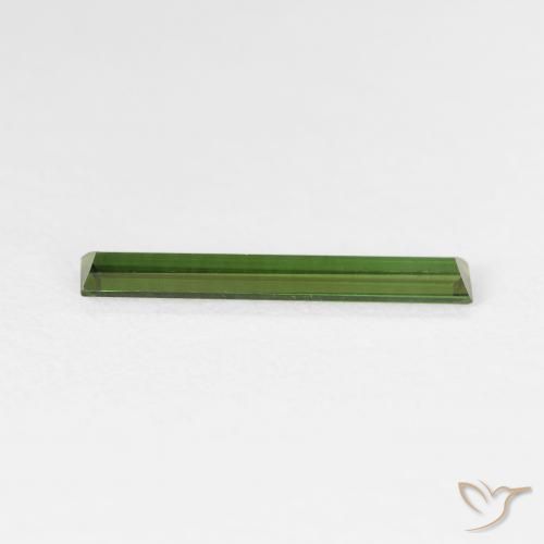 Tourmaline Gemstone in 16.2 x 2.8 mm Size for Sale, Tourmaline Stone in Forest Green Color