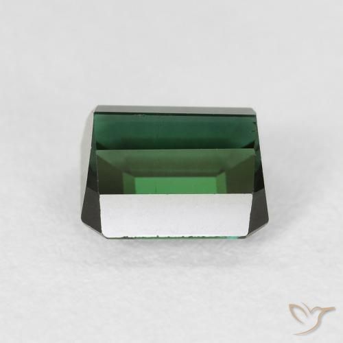 Tourmaline Gemstone in 6.8 x 6.4 mm Size for Sale, Tourmaline Stone in Forest Green Color