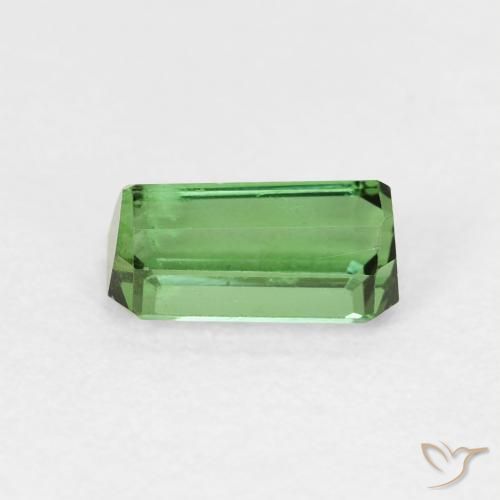 Tourmaline Gemstone in 7.1 x 3.9 mm Size for Sale, Tourmaline Stone in Medium Green Color