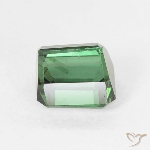Tourmaline Gemstone in 5.2 x 4.7 mm Size for Sale, Tourmaline Stone in Pine Green Color