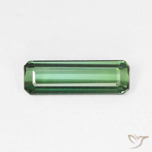 0.97ct Natural Light Green Tourmaline, Emerald Cut, VVS-VS