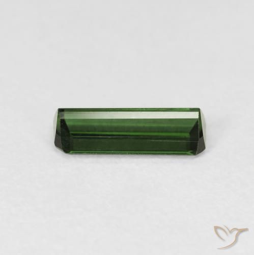 Tourmaline Gemstone in 8.9 x 3.4 mm Size for Sale, Tourmaline Stone in Dark Green Color