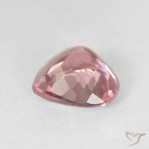 Tourmaline Gemstone in 7.6 x 7.3 mm Size for Sale, Tourmaline Stone in Light Pink Color