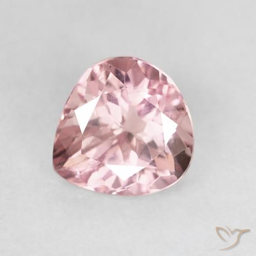 1.08ct Natural Light Pink Tourmaline, Pear Shape, VVS-VS, Photo A