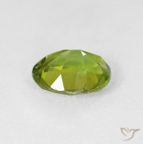 Tourmaline Gemstone in 8 x 6.7 mm Size for Sale, Tourmaline Stone in Lively Green Color