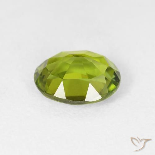 Tourmaline Gemstone in 8.4 x 7 mm Size for Sale, Tourmaline Stone in Deep Green Color