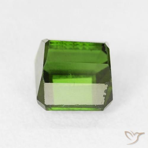 Tourmaline Gemstone in 5.9 x 5.3 mm Size for Sale, Tourmaline Stone in Dark Green Color