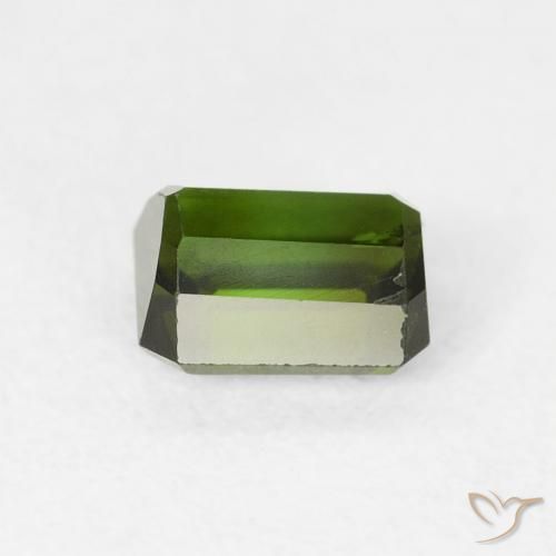 Tourmaline Gemstone in 5.6 x 4.7 mm Size for Sale, Tourmaline Stone in Earthy Green Color