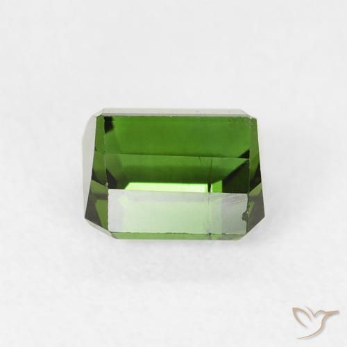 Tourmaline Gemstone in 5.4 x 4.8 mm Size for Sale, Tourmaline Stone in Deep Green Color