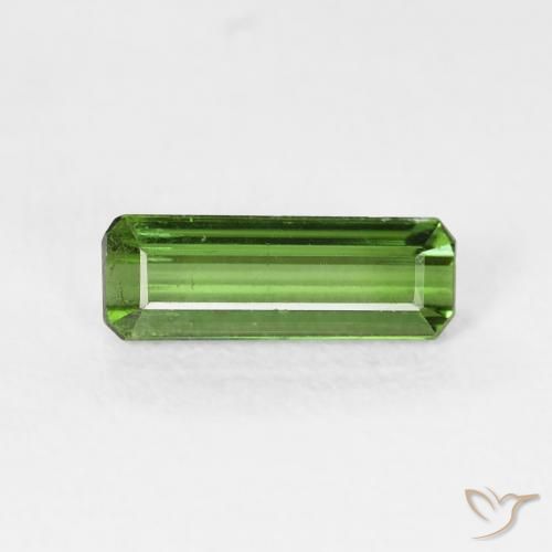 0.86ct Natural Forest Green Tourmaline, Emerald Cut, VS