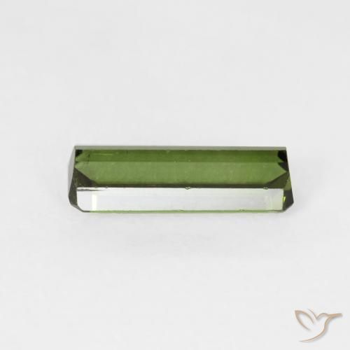 Tourmaline Gemstone in 9.6 x 3.4 mm Size for Sale, Tourmaline Stone in Forest Green Color