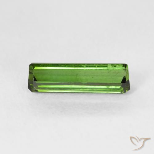 Tourmaline Gemstone in 10.6 x 3.5 mm Size for Sale, Tourmaline Stone in Medium Green Color