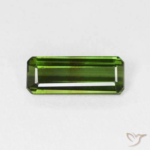 1.04ct Natural Forest Green Tourmaline, Emerald Cut, VS
