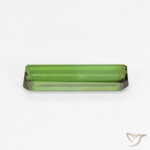 Tourmaline Gemstone in 10.2 x 3.1 mm Size for Sale, Tourmaline Stone in Deep Green Color