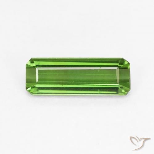 0.78ct Natural Deep Green Tourmaline, Emerald Cut, VVS-VS