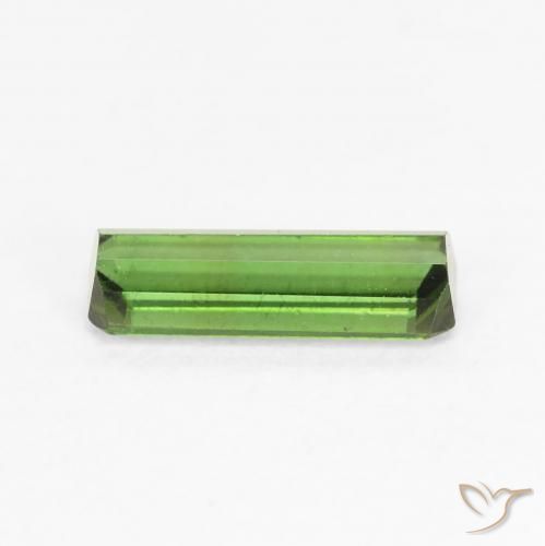 Tourmaline Gemstone in 9.2 x 3.4 mm Size for Sale, Tourmaline Stone in Deep Green Color
