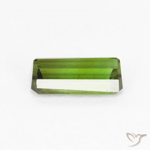 Tourmaline Gemstone in 6.9 x 3.4 mm Size for Sale, Tourmaline Stone in Warm Green Color