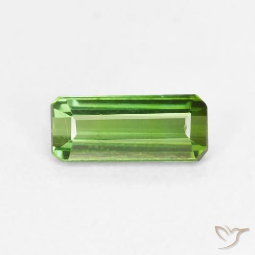 0.63ct Natural Forest Green Tourmaline, Emerald Cut, VVS-VS