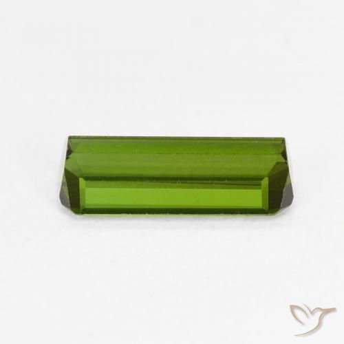 Tourmaline Gemstone in 9.6 x 3.8 mm Size for Sale, Tourmaline Stone in Medium Green Color
