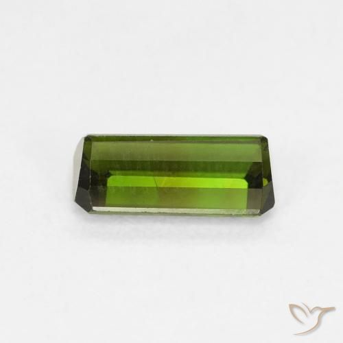 Tourmaline Gemstone in 7.7 x 4.1 mm Size for Sale, Tourmaline Stone in Earthy Green Color
