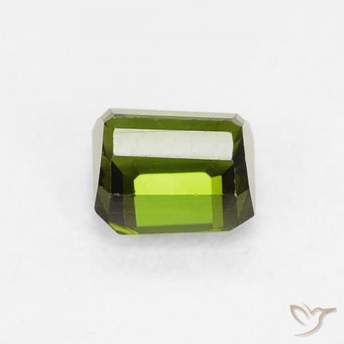 Tourmaline Gemstone in 4.4 x 4.3 mm Size for Sale, Tourmaline Stone in Medium Green Color