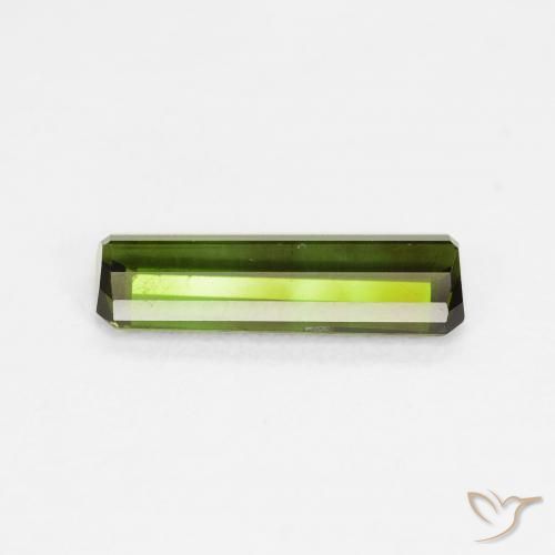 Tourmaline Gemstone in 11.2 x 3.8 mm Size for Sale, Tourmaline Stone in Dark Green Color