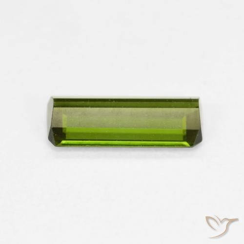 Tourmaline Gemstone in 9.5 x 4.3 mm Size for Sale, Tourmaline Stone in Medium Green Color