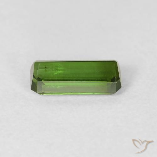 Tourmaline Gemstone in 7.9 x 3.6 mm Size for Sale, Tourmaline Stone in Deep Green Color