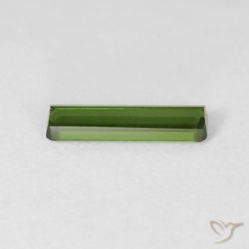 Tourmaline Gemstone in 11.9 x 3.2 mm Size for Sale, Tourmaline Stone in Forest Green Color