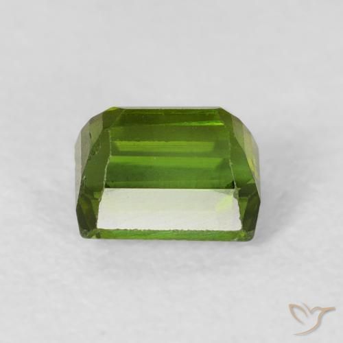 Tourmaline Gemstone in 5.2 x 4.2 mm Size for Sale, Tourmaline Stone in Warm Green Color