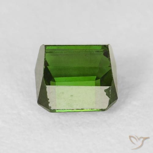 Tourmaline Gemstone in 4.6 x 4.6 mm Size for Sale, Tourmaline Stone in Dark Green Color
