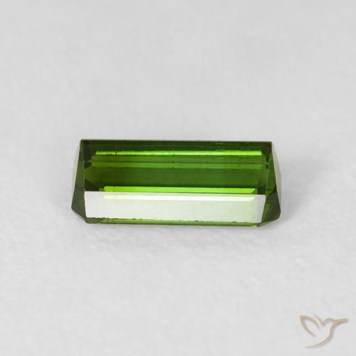 Tourmaline Gemstone in 7.9 x 3.6 mm Size for Sale, Tourmaline Stone in Forest Green Color