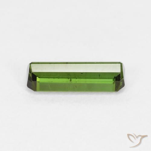 Tourmaline Gemstone in 9.8 x 3.6 mm Size for Sale, Tourmaline Stone in Deep Green Color