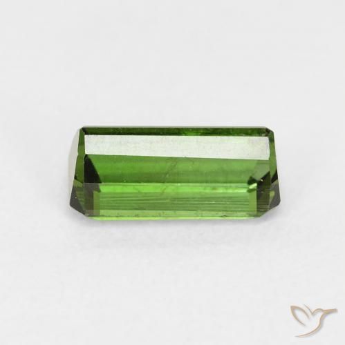 Tourmaline Gemstone in 8.3 x 4.1 mm Size for Sale, Tourmaline Stone in Earthy Green Color