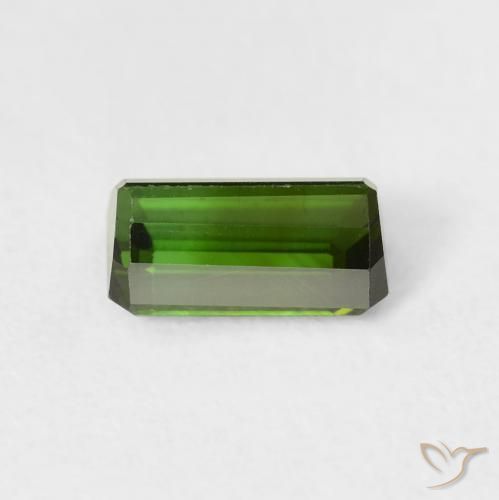 Tourmaline Gemstone in 7.6 x 4.7 mm Size for Sale, Tourmaline Stone in Deep Green Color