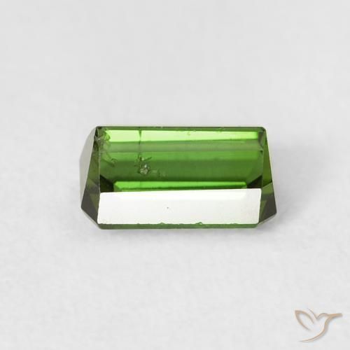 Tourmaline Gemstone in 6.3 x 3.9 mm Size for Sale, Tourmaline Stone in Medium Green Color