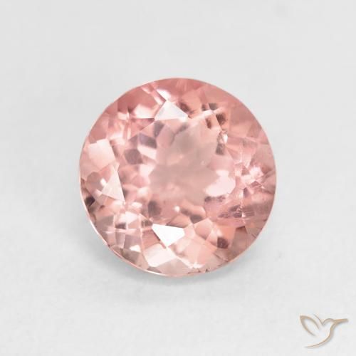1.67ct Natural Earthy Pink Tourmaline, Round, VS