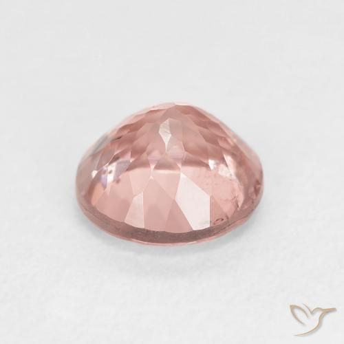 Tourmaline Gemstone in 7.5 mm (calibrated) Size for Sale, Tourmaline Stone in Earthy Pink Color