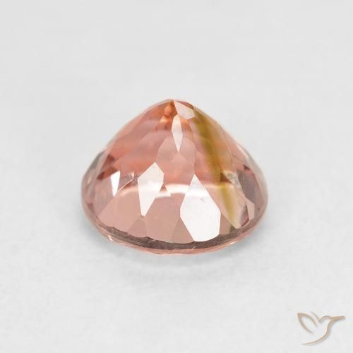 Tourmaline Gemstone in 7 mm (calibrated) Size for Sale, Tourmaline Stone in Orangish Pink Color