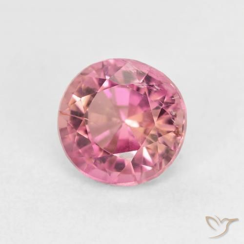 1.49ct Natural Hot Pink Tourmaline, Round, VS