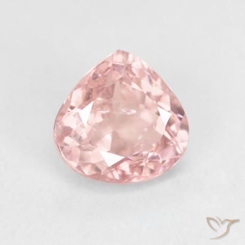 1.43ct Natural Luz rosa Turmalina, Formato de pêra, VS, Photo A