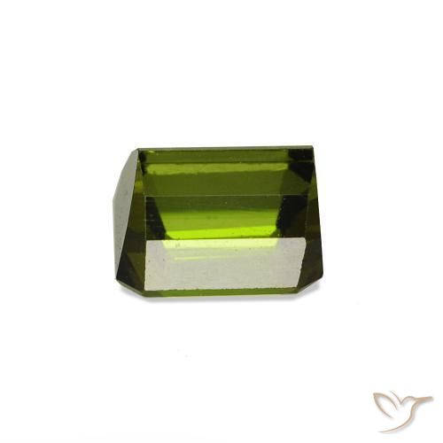 Tourmaline Gemstone in 4.8 x 4.6 mm Size for Sale, Tourmaline Stone in Deep Green Color