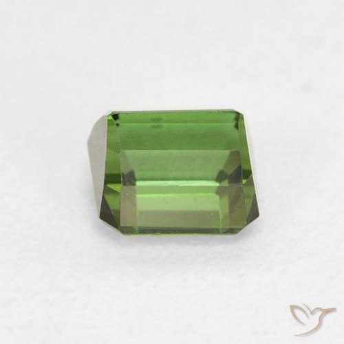 Tourmaline Gemstone in 4.8 x 4.6 mm Size for Sale, Tourmaline Stone in Deep Green Color